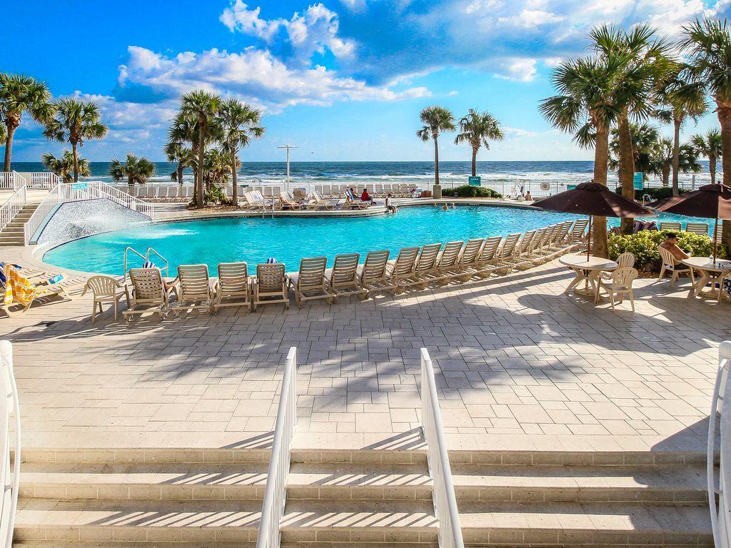 Vacation In Comfort And Luxury 1Br Oceanfront -Wyndham Ocean Walk 703 دايتونا بيتش المظهر الخارجي الصورة